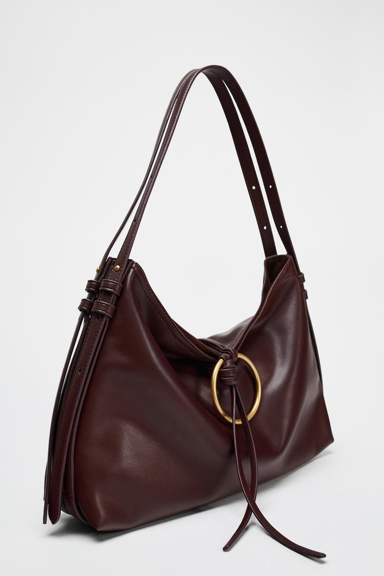 Zara handy leather bag
